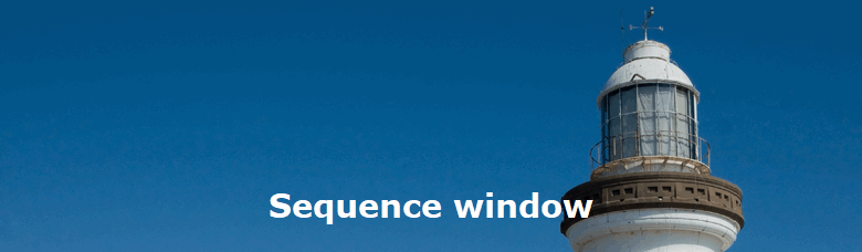 Sequence window